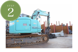 2買取品を積み込む